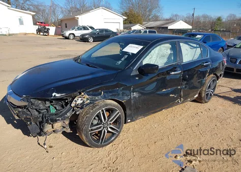 2016 Honda Accord Sport из США, поврежденный, VIN 1HGCR2F50GA015539